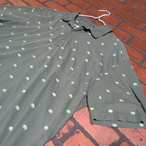Buffalo Bucking Polo -‎ Mountain Khaki Men's L Organic Cotton